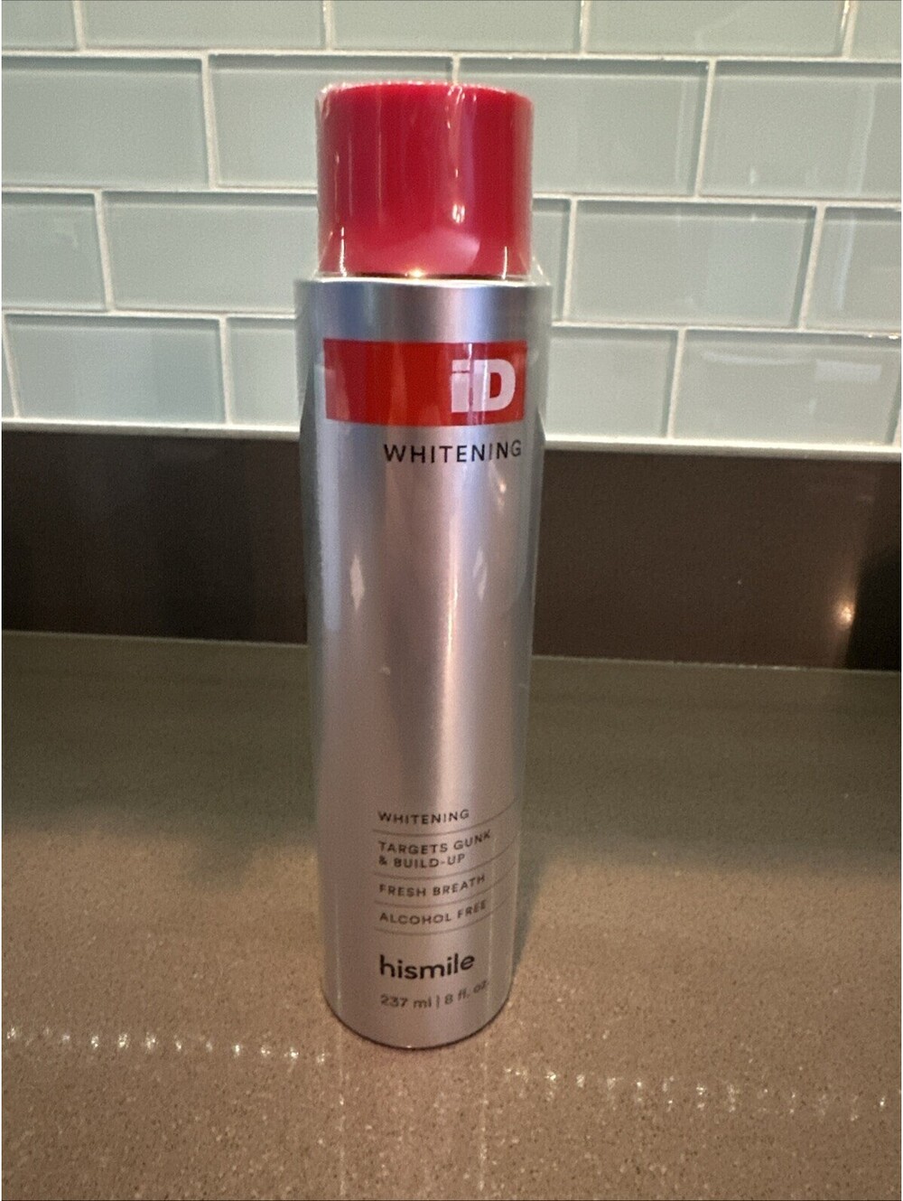 Hismile iD Stain Whitening Mouthwash, Peroxide Rinse